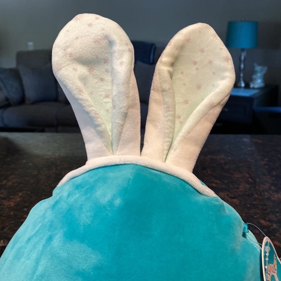 NWT 12” Daksa the Duck Wearing Bunny Ears Squishmallow — Easter Collection - Picture 4 of 6